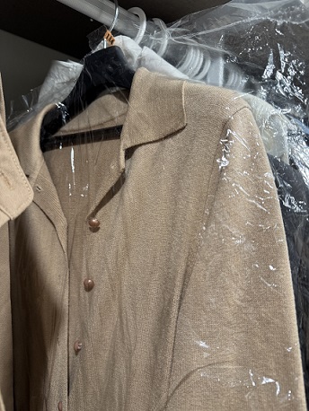 드라이클리닝 맡겼던 울 소재 원피스