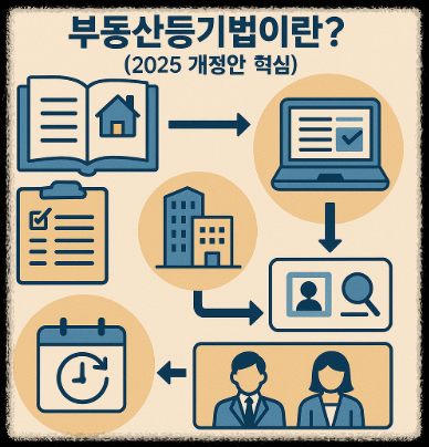 2525 부동산 등기법 개정안 핵심 관련 이미지