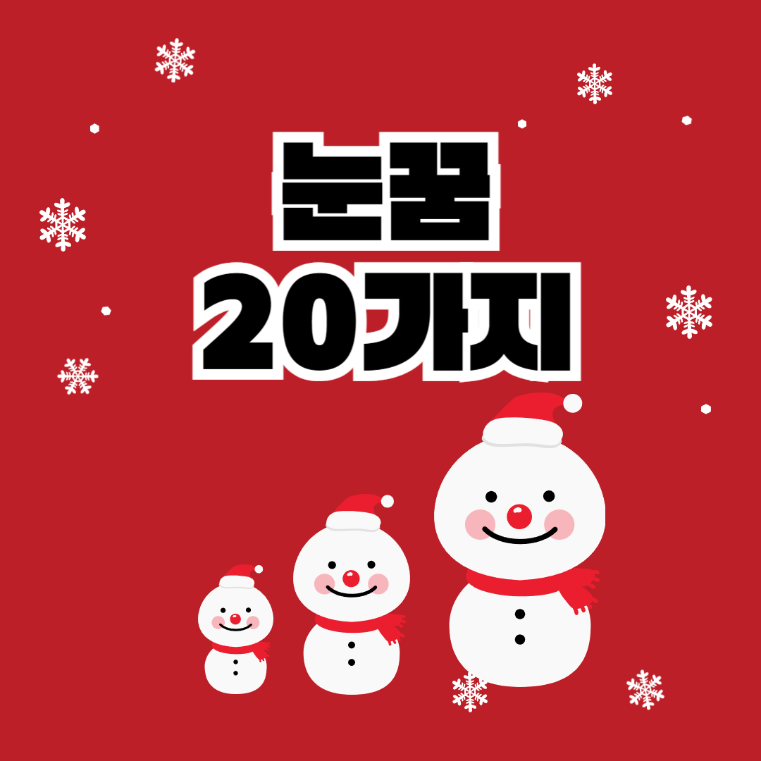 눈꿈 20가지 주제