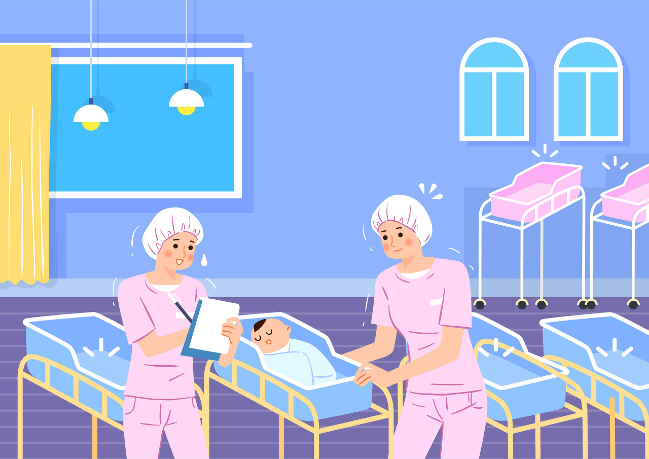 신생아실 이미지