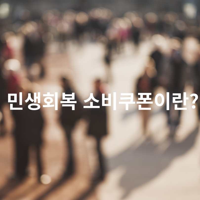민생회복 소비쿠폰 이사 후 사용지역 바꾸는 방법