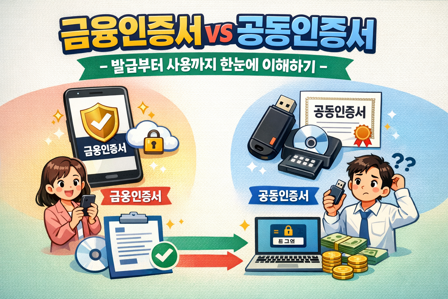 금융인증서와 공동인증서 차이