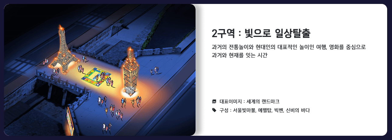 서울빛초롱축제 주요 조형물 빛으로 일상탈출
