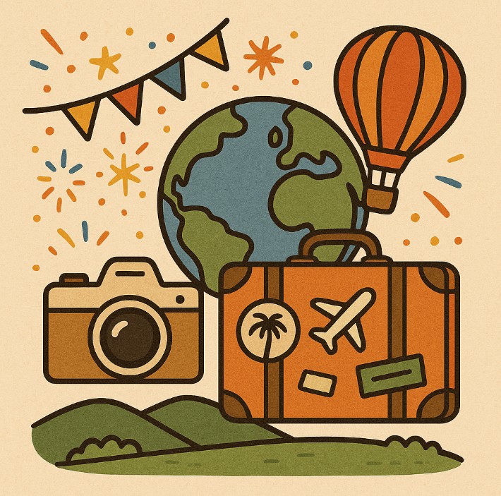 축제와 여행이야기 이미지