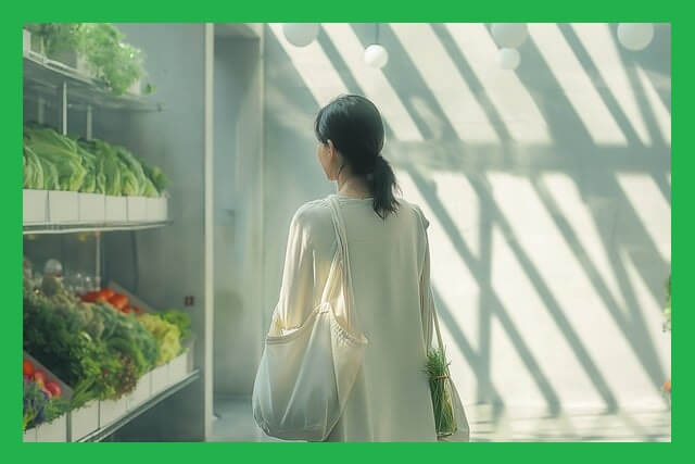 마트-쇼핑하는-여자-뒷모습