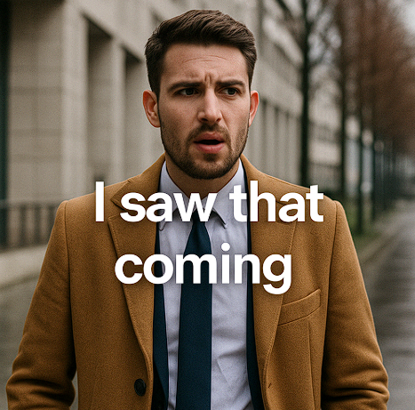 그럴 줄 알았어 / I saw that coming