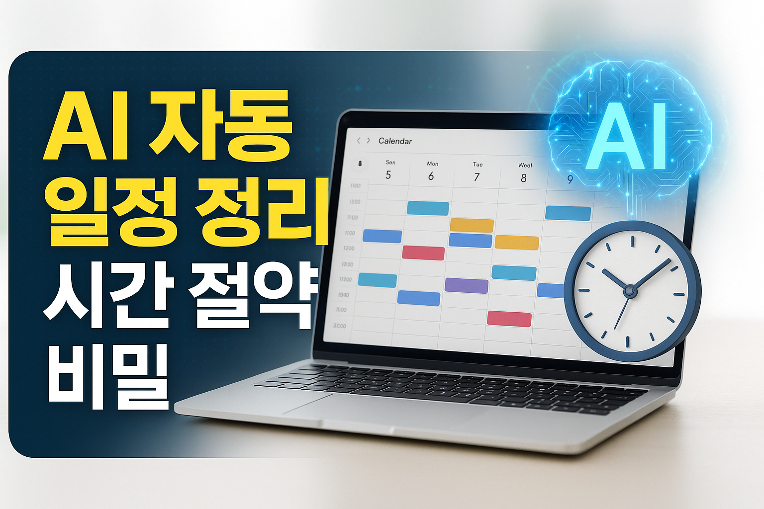 AI 자동 일정 정리로 시간 절약하는 비밀