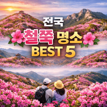 봄 산행 추천! 전국 철쭉 명소 BEST 5, 황매산·일림산·바래봉·불암산