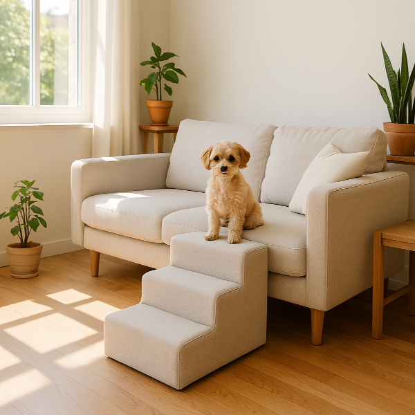 강아지를 위한 계단형 소파 선택 가이드 - 건강과 인테리어를 동시에!
