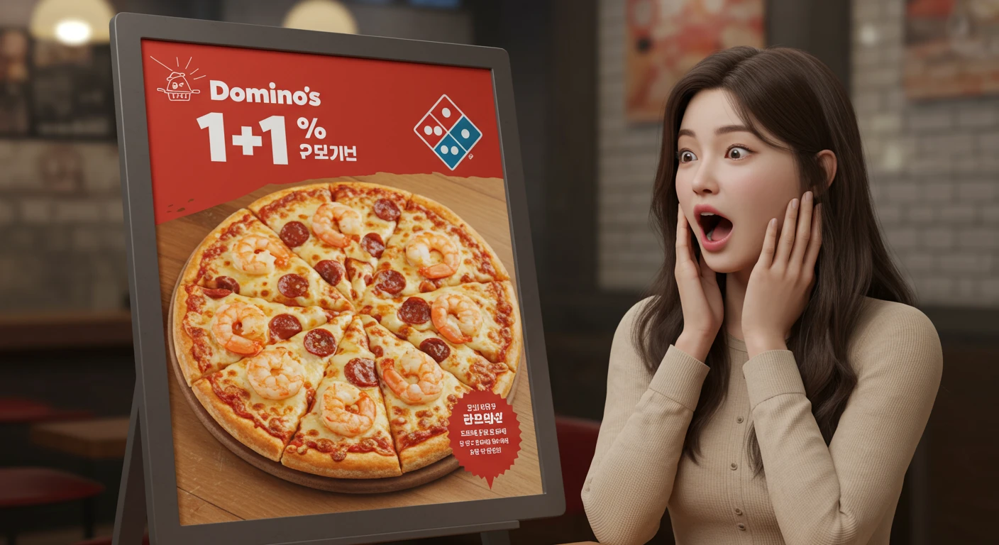도미노핒자 1+1 50% 할인쿠폰 방문포장 할인 할인