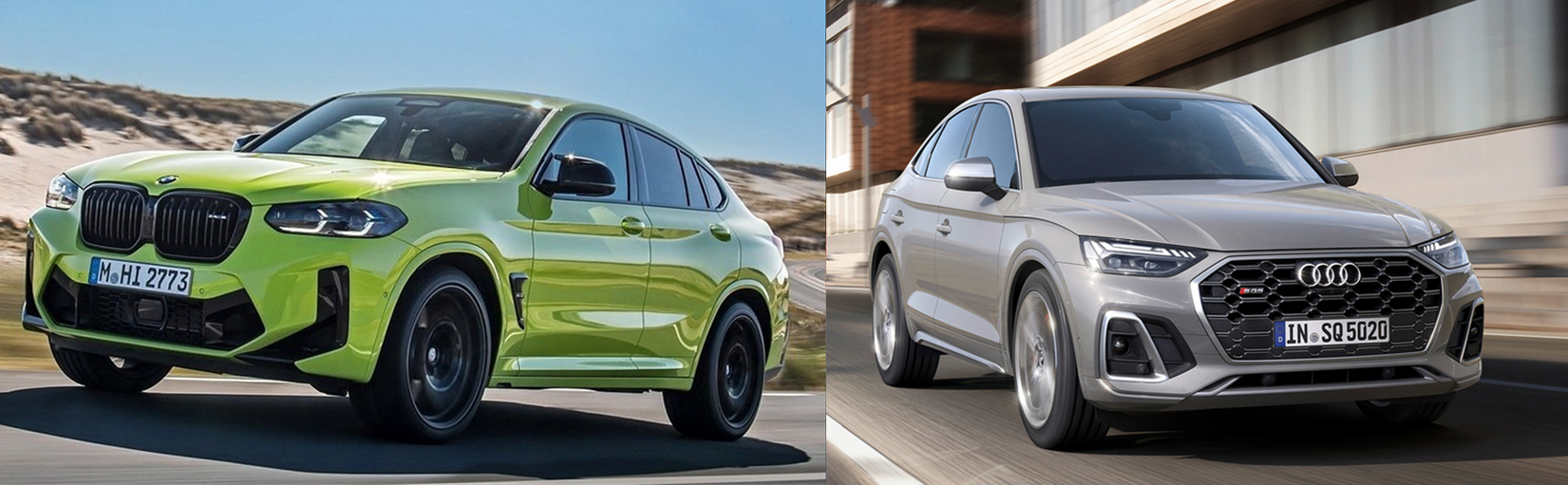 BMW X4 M, 아우디 SQ5 스포트백