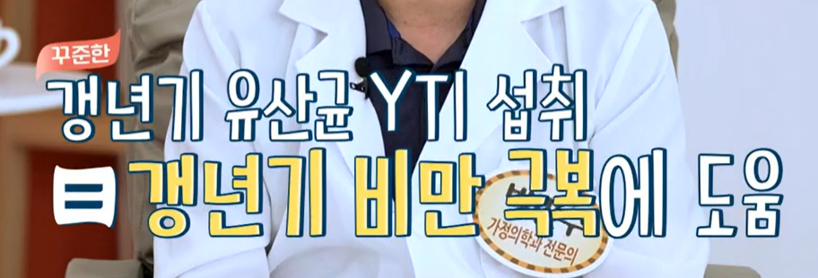 갱년기 유산균 YT1 효능