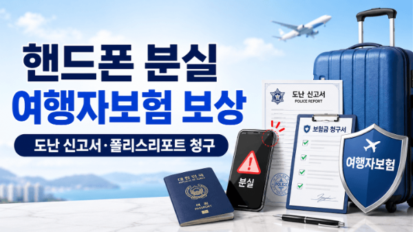 핸드폰-분실-여행자보험-보상-청구-서류-도난-신고-현지-경찰-신고서