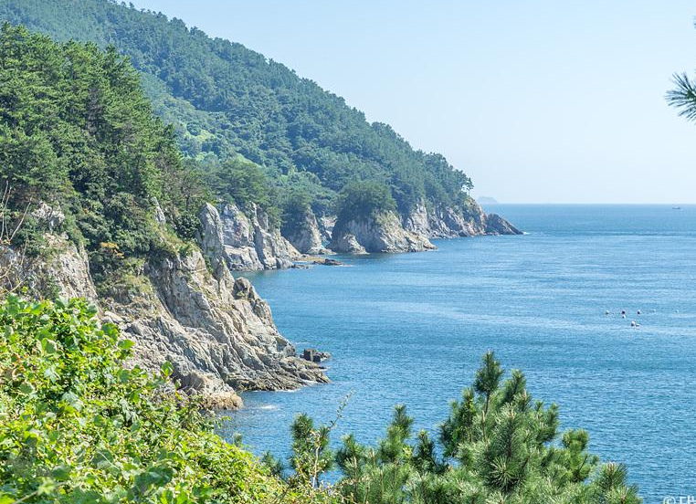 만지도 해안절벽