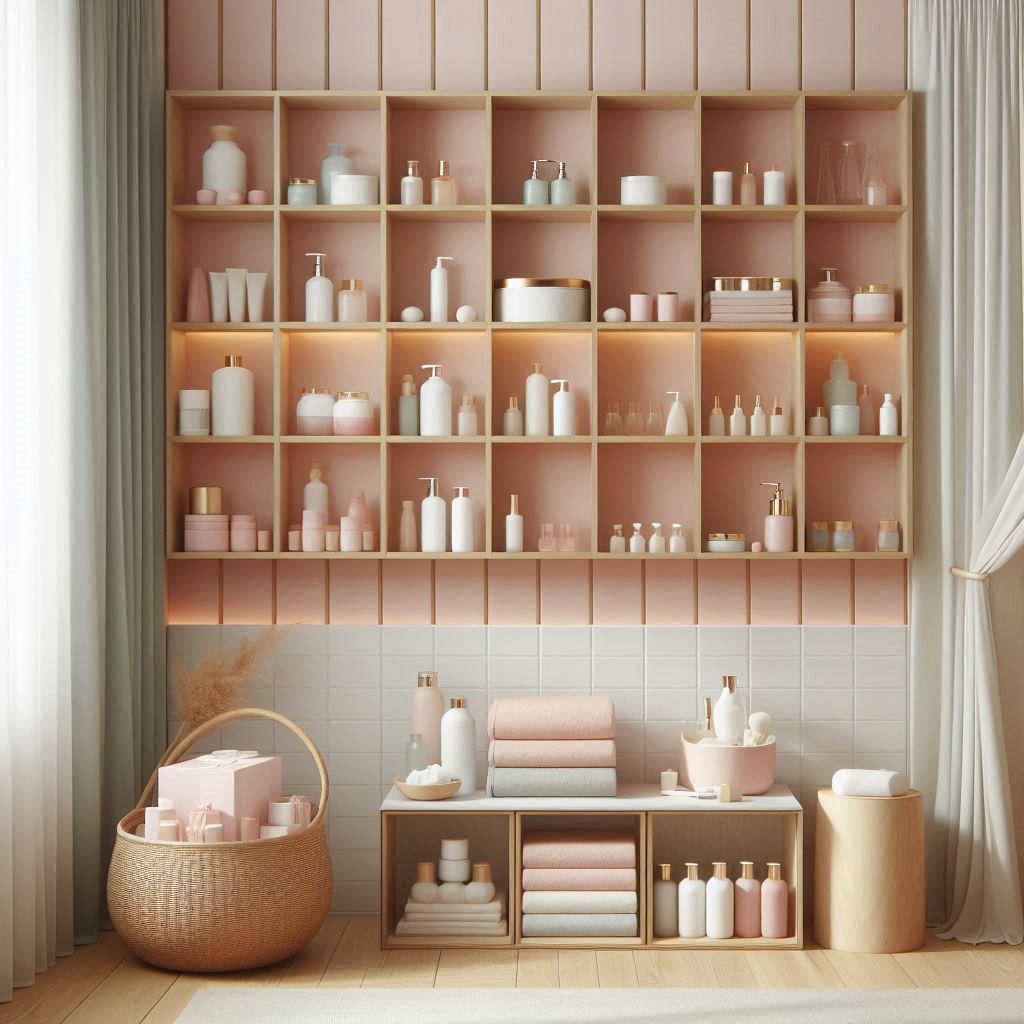 피부,체형관리 샵 배경