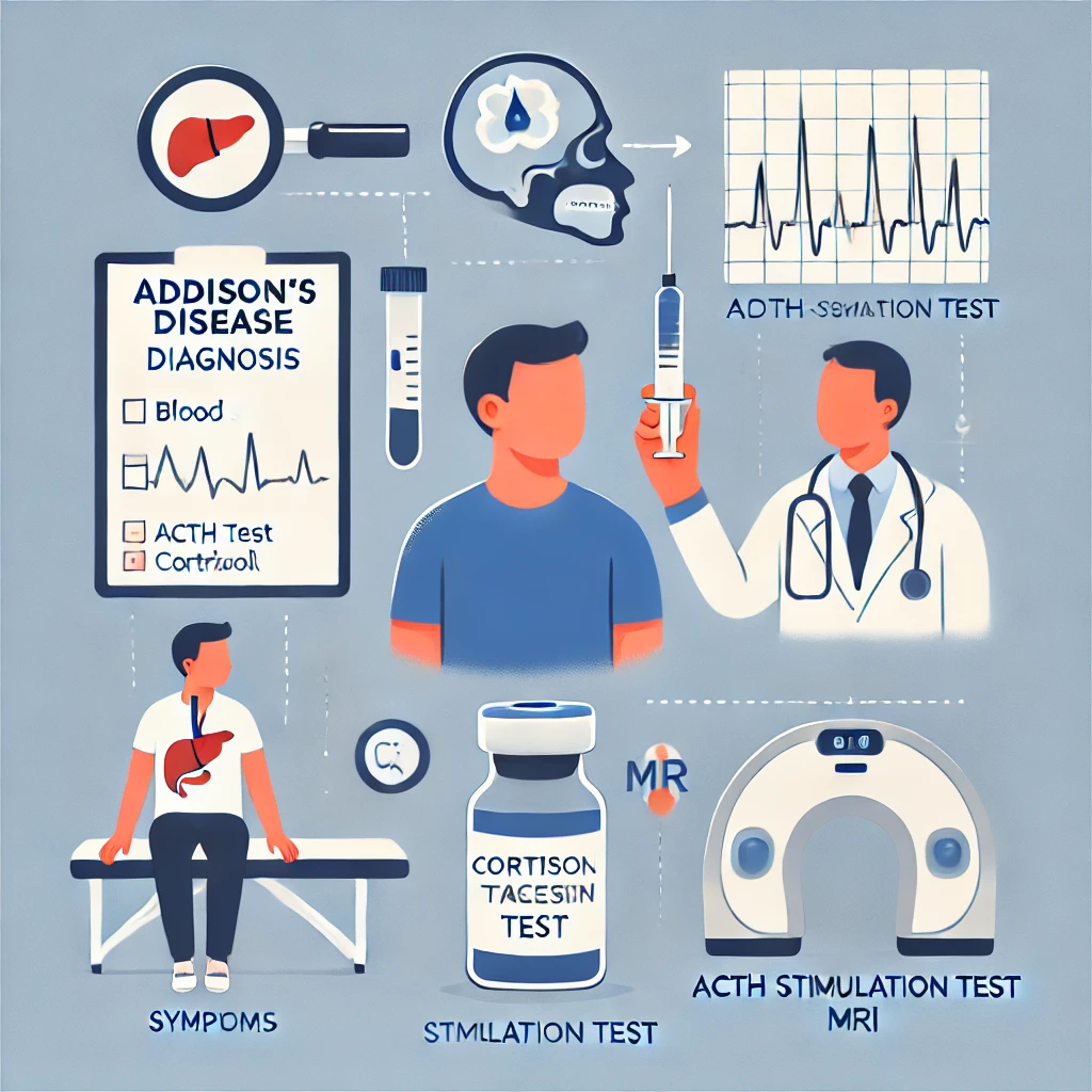애디슨 증후군 (Addison's Disease) 증상, 진단 그리고 치료 - 애디슨 증후군의 진단