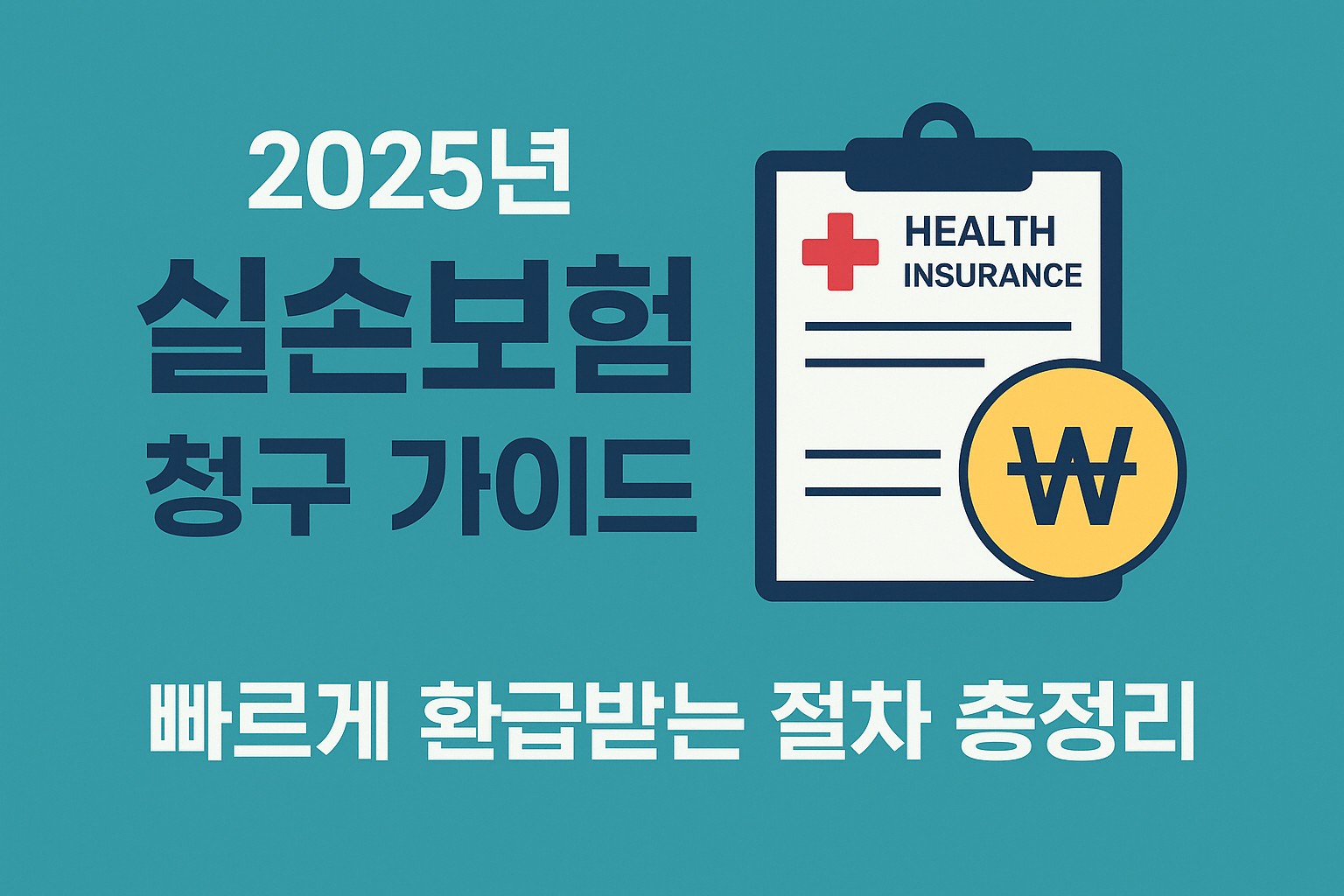 2025년 실손보험 청구 방법 완벽 가이드 – 빠르게 환급받는 절차 총정리.