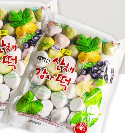 산채감자떡