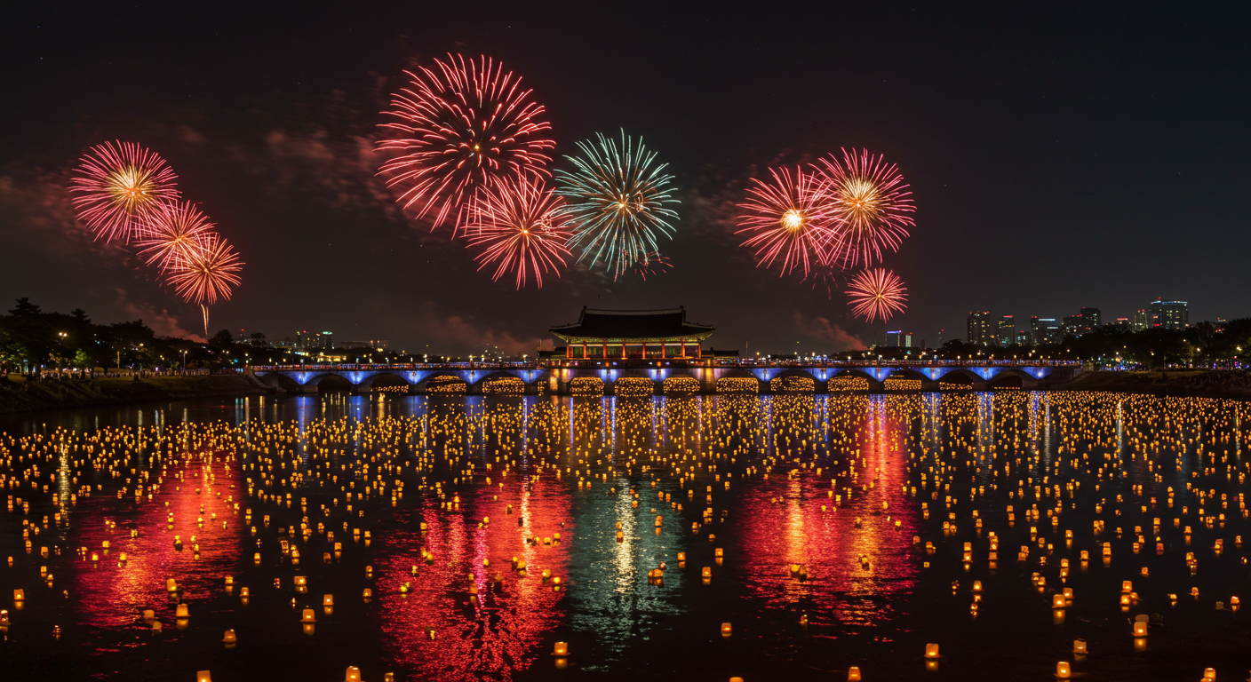 10/4·10/10·10/18 단 3번! 불꽃·드론쇼로 끝내는 2025 진주 남강유등축제 가이드