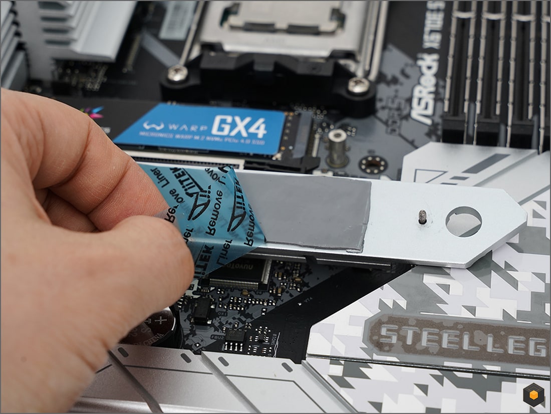 SSD 서멀 보호패드 제거