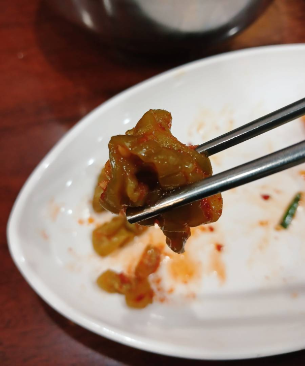 북어국 오이지무침