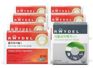 레이델 폴리코사놀5 30정 6p + 식물성 오메가 900 60캡슐 1p, 1세트