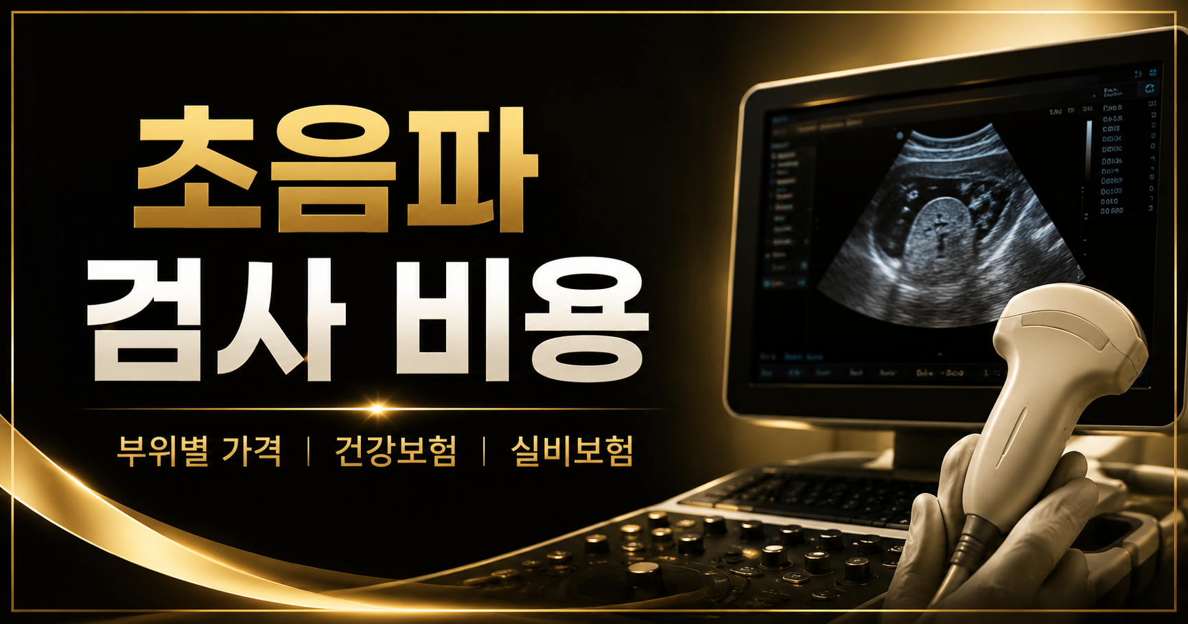 Ultrasound Cost Guide 초음파 검사 비용 부위별 가격 건강보험 실비보험 적용