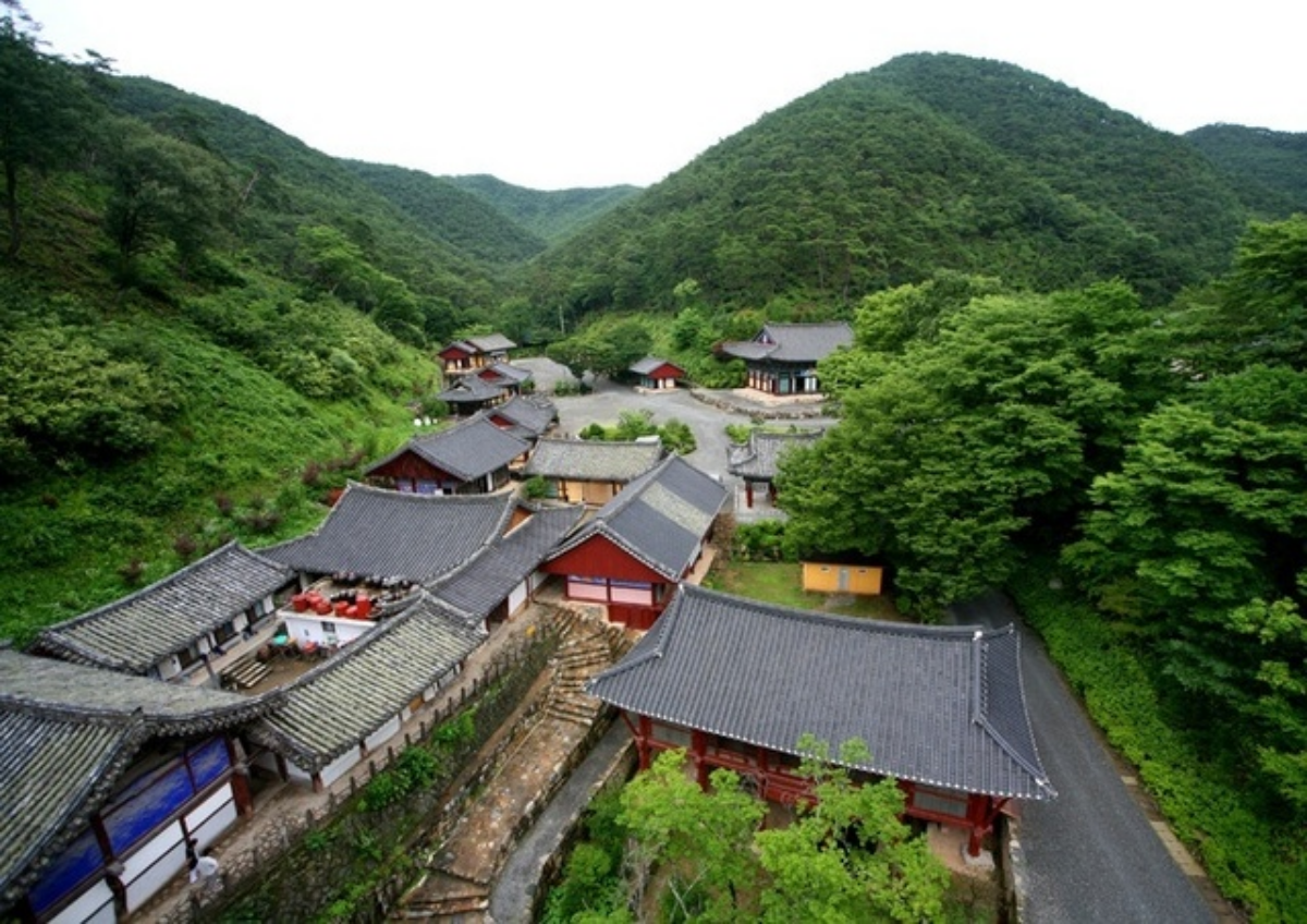 경북 의성 고운사 전경과 템플스테이 공간 모습
