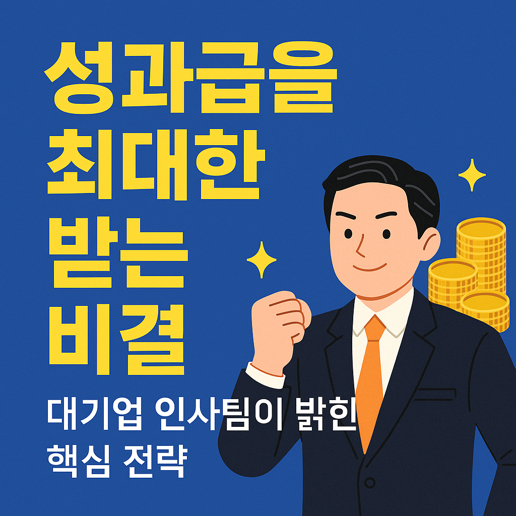 성과급을 최대한 받는 비결!