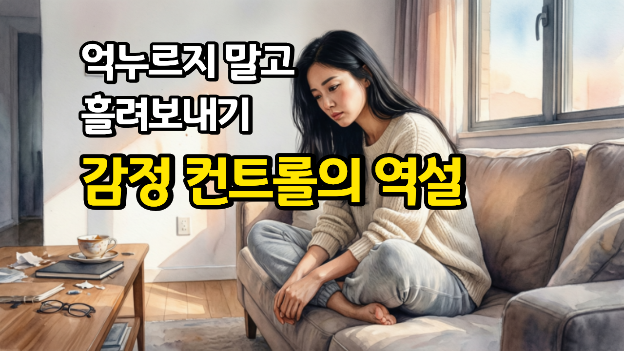 감정에 휘둘리는-여성