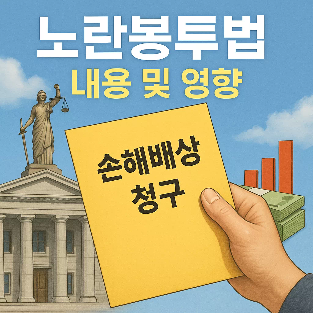 노란봉투법 내용 및 영향