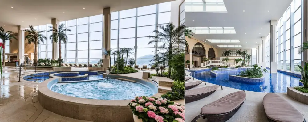 아쿠아필드 고양의 실내 스파