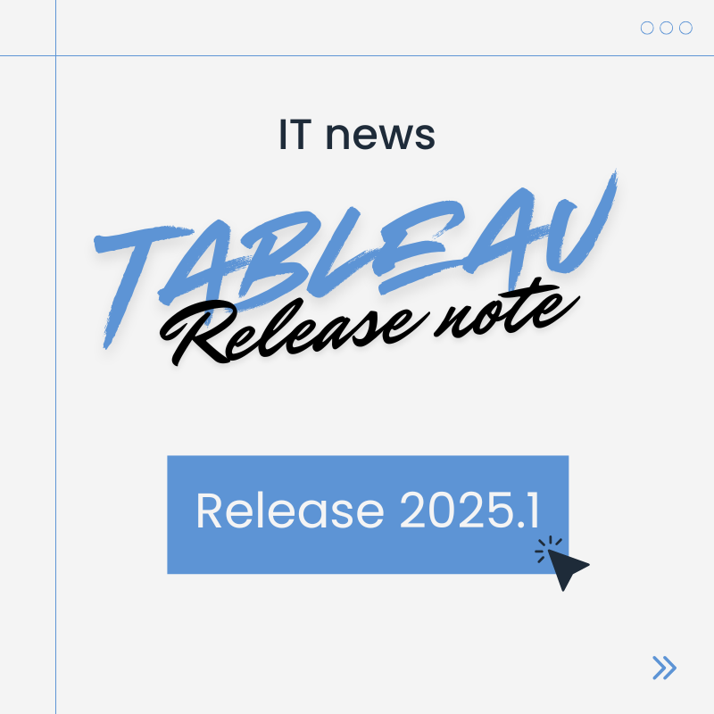 Tableau release (2025.1) note