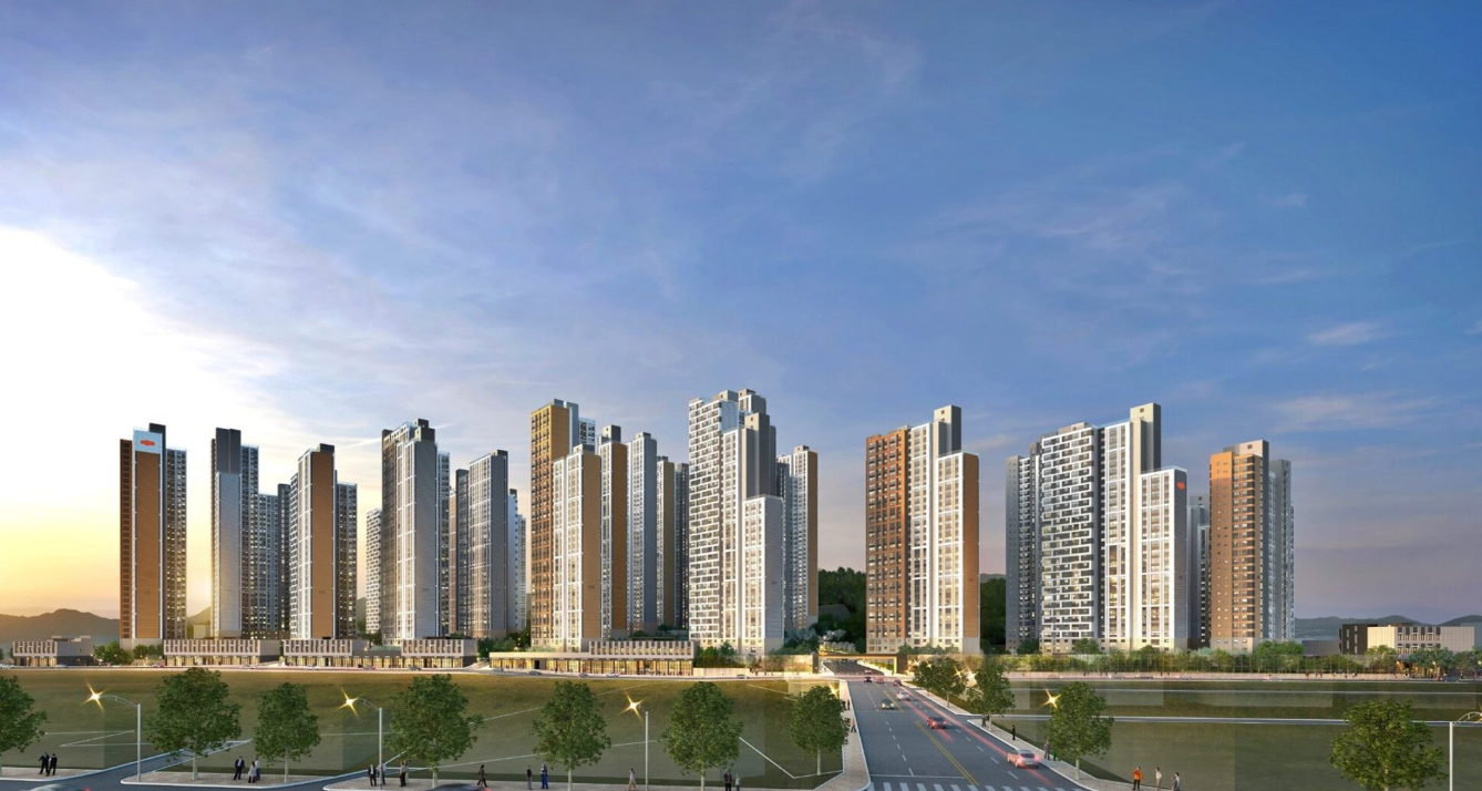 e편한세상 부평 그랑힐스 조감도