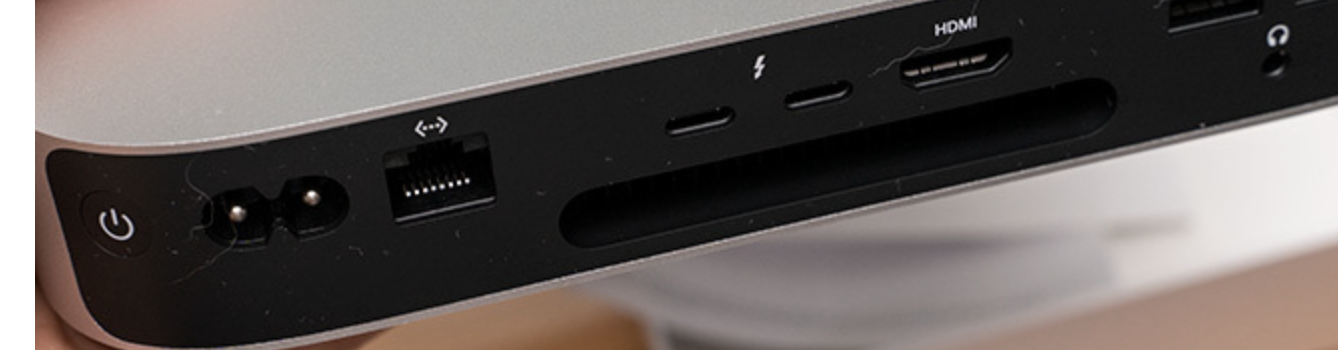 맥미니 M2 HDMI포트, 썬더볼트 포트