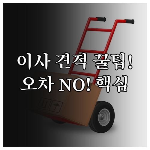 포장이사 견적 오차 줄이는 법 방문 ..