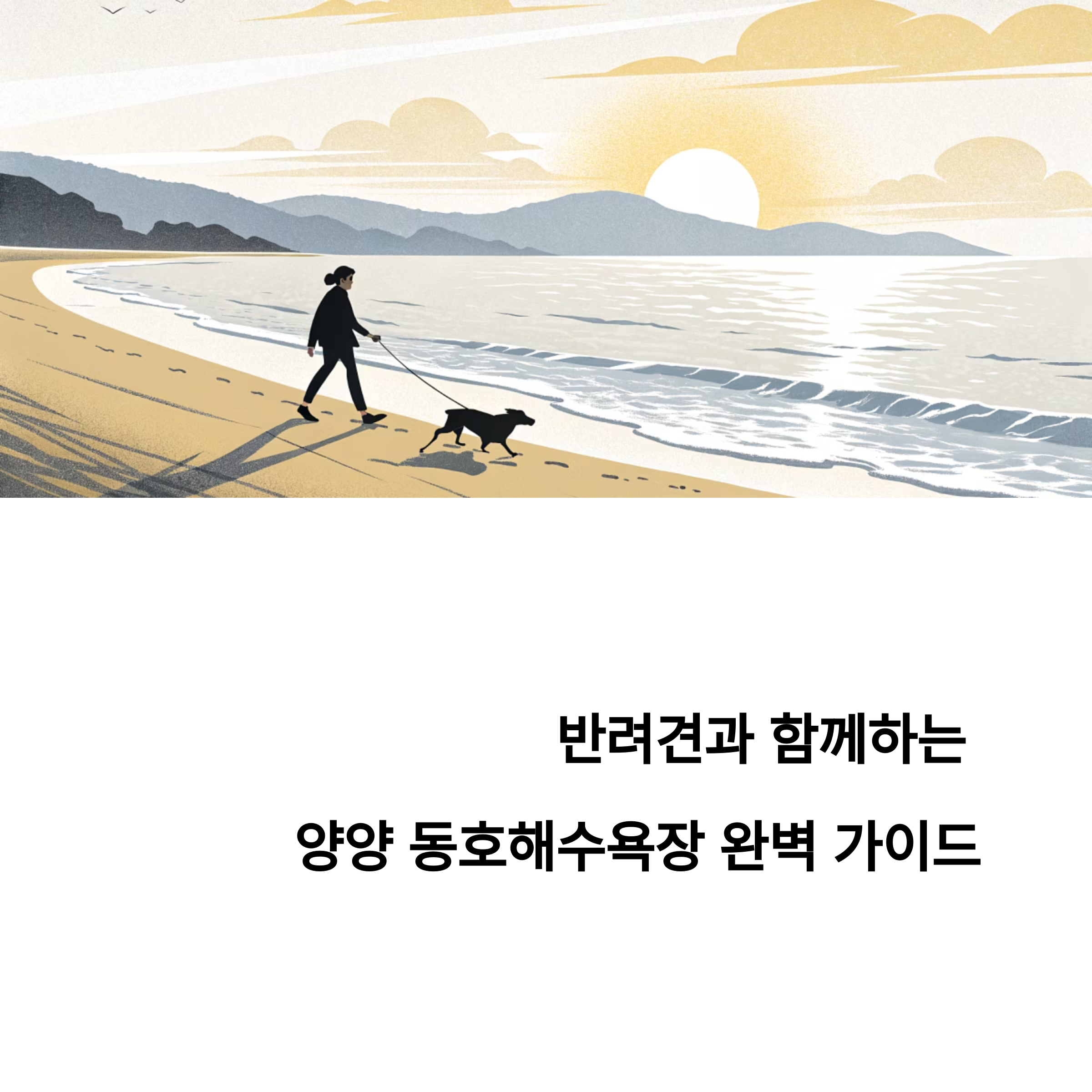 양양 동호해수욕장, 반려견