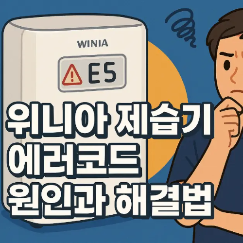 썸네일-위니아-제습기-에러코드-원인-해결방법