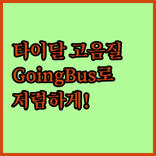 타이달 고음질 음악, GoingBus..