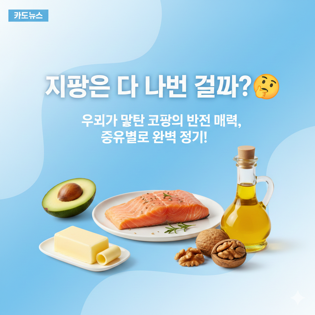 지방은 다 나쁜 걸까? 꼭 알아야 할 지방의 종류 완전 정리