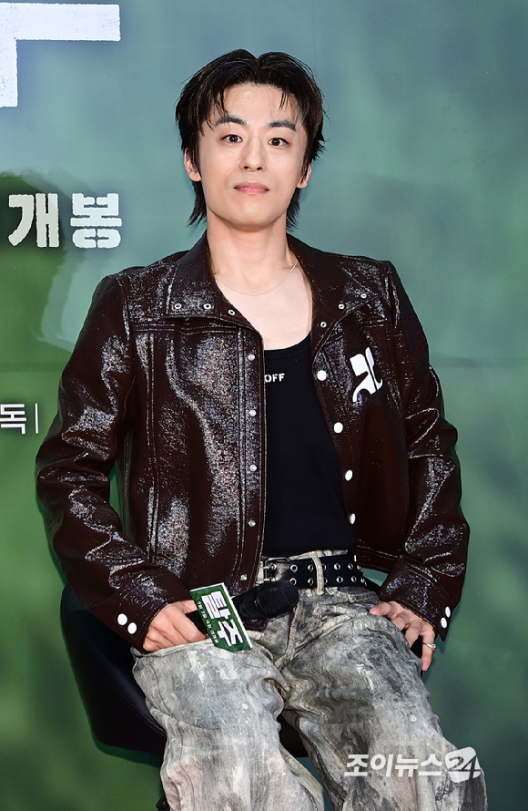 배우 구교환이 4일 서울 강남구 삼성동 메가박스 코엑스에서 열린 영화 '탈주'(감독 이종필) 쇼케이스에 참석하고 있다. [사진=정소희 기자]