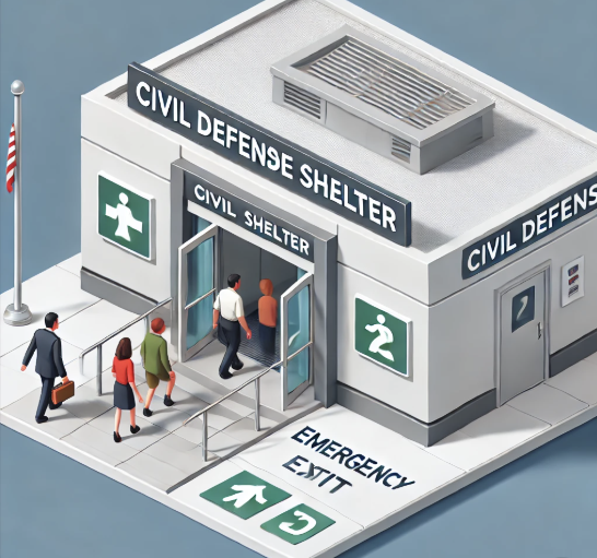 민방위 대피소 찾기 방법