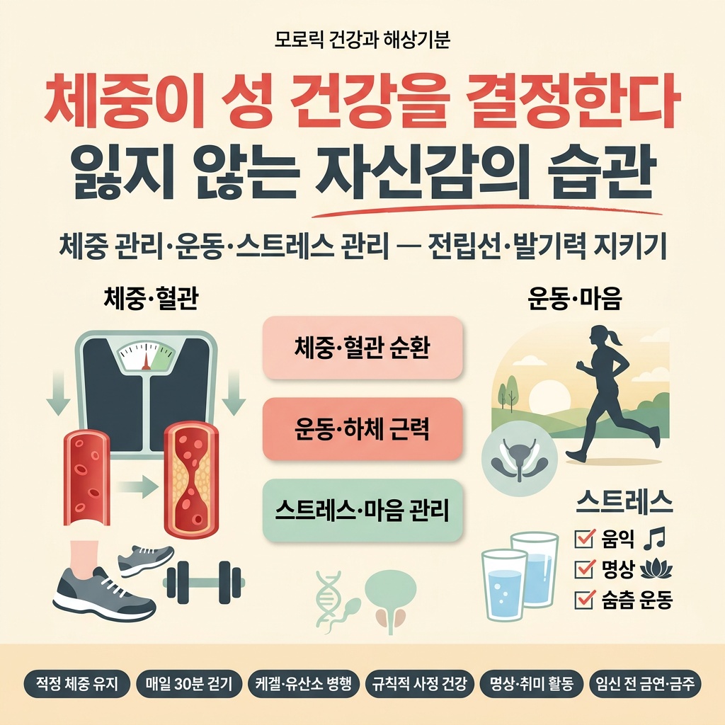 성기 짧아 보일까? 체중 조절과 성 건강