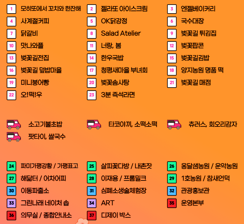 에덴벚꽃길 벚꽃축제