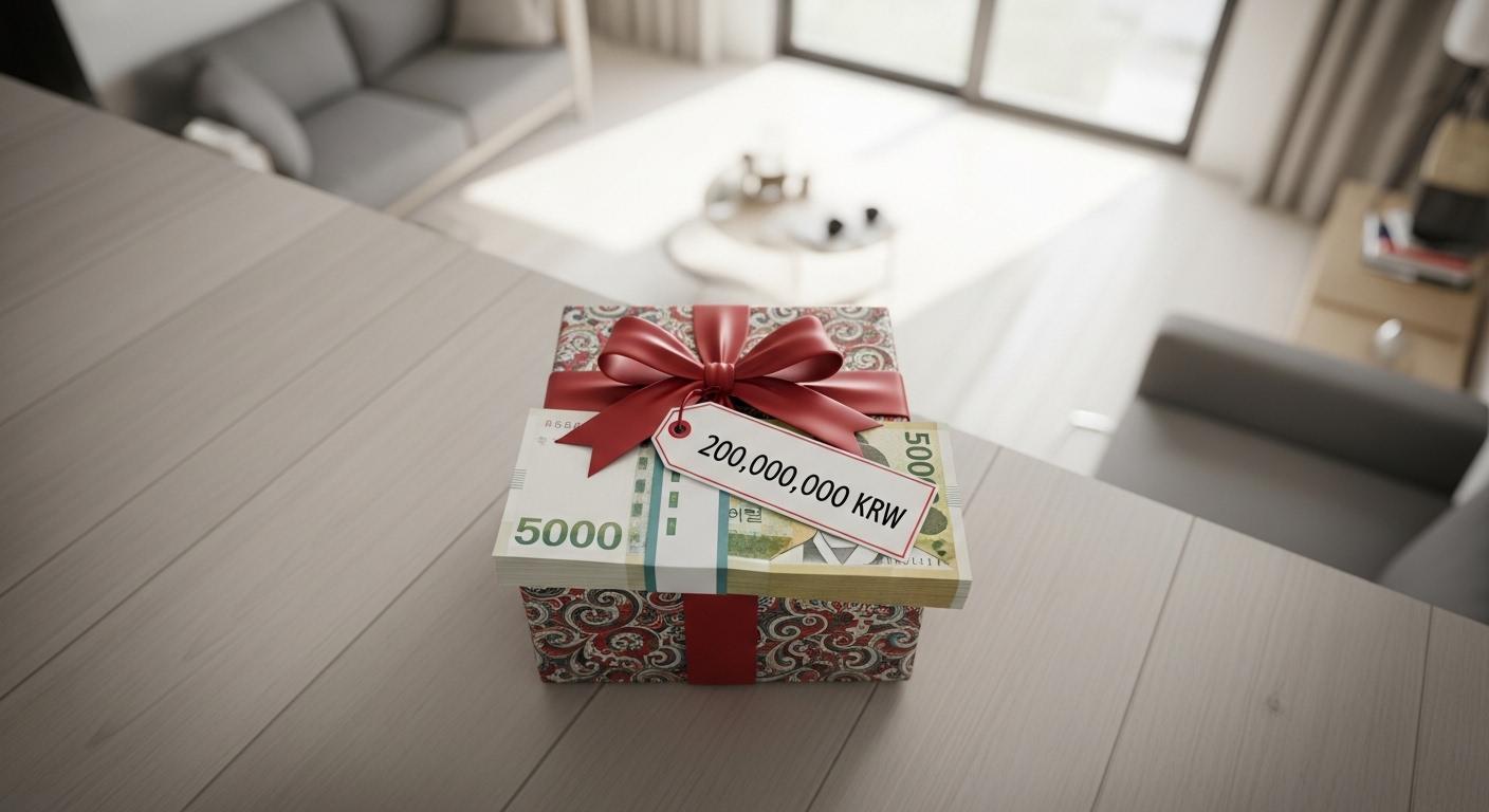 2억 아파트 증여세