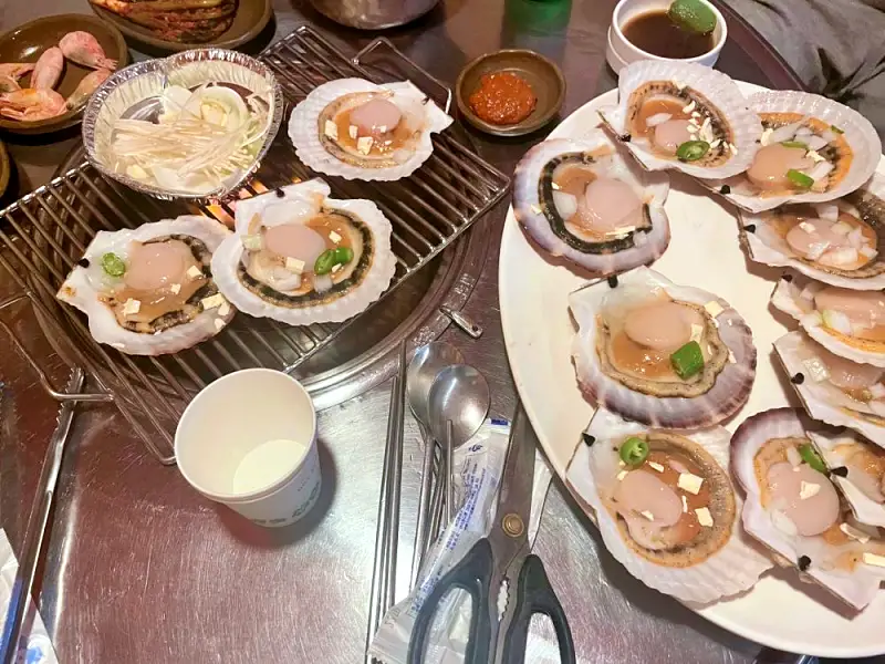 신계숙의 맛터싸이클 다이어리 알품은 키조개, 관자, 가리비 조개구이, 통 우럭구이 맛집 추천