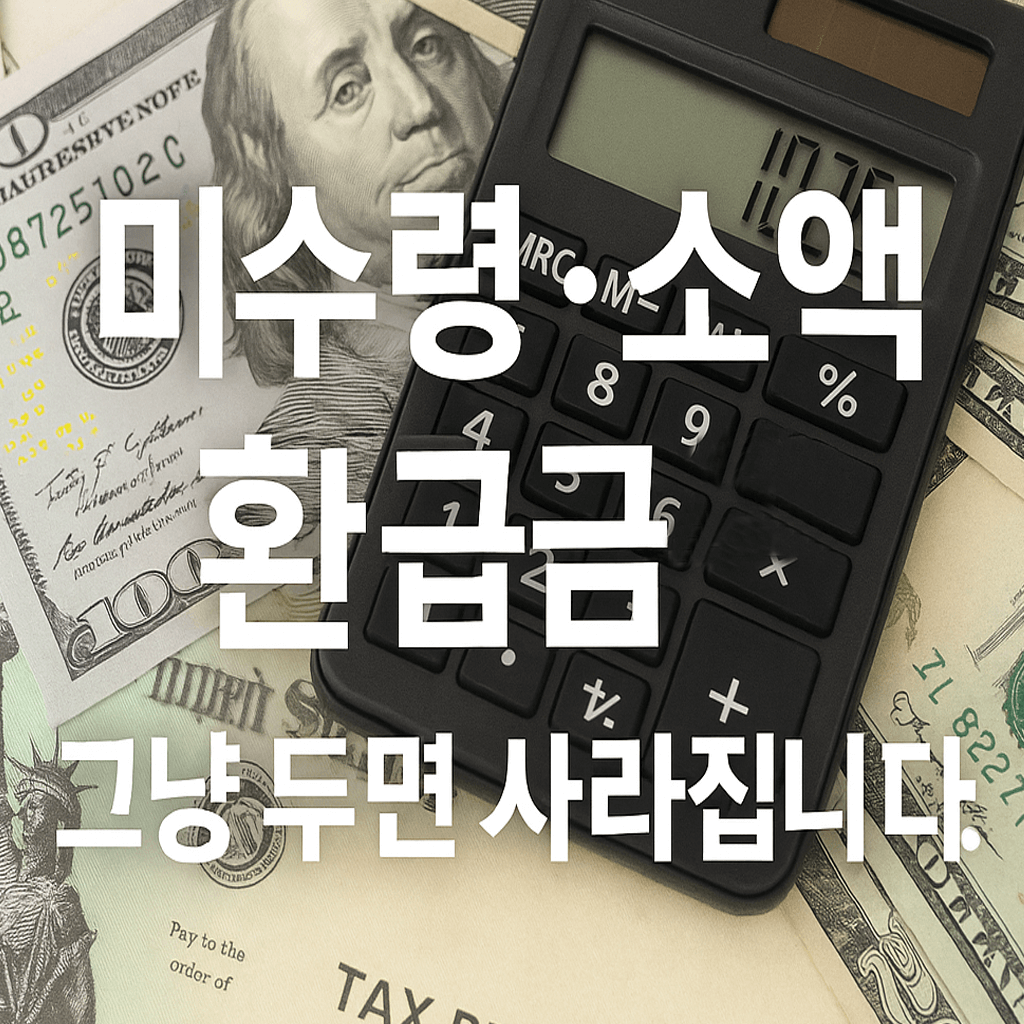 미수령&middot;소액 환급금 찾는 법 자세히-썸네일