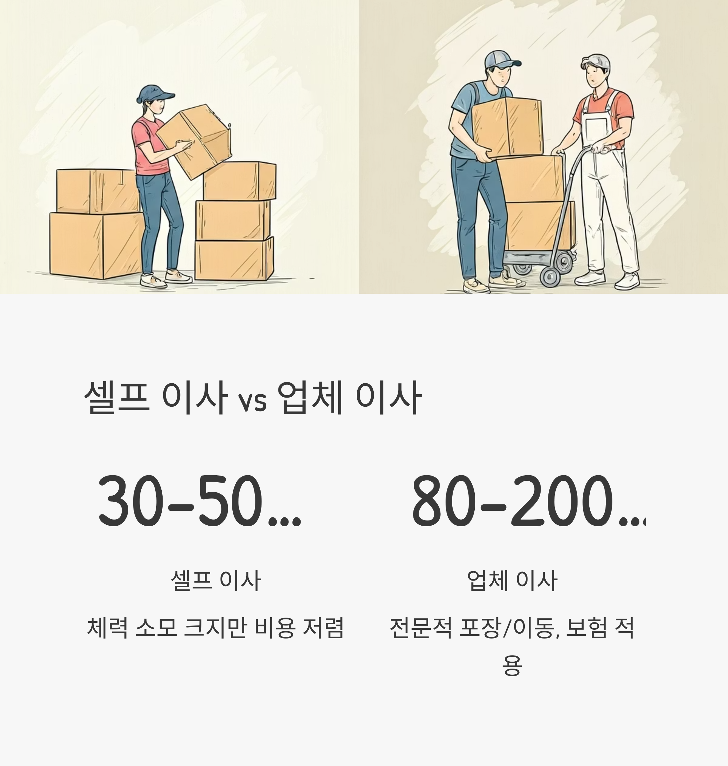 김해 이삿짐센터 비용 비교