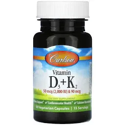 Carlson - Vitamin K2 + D3