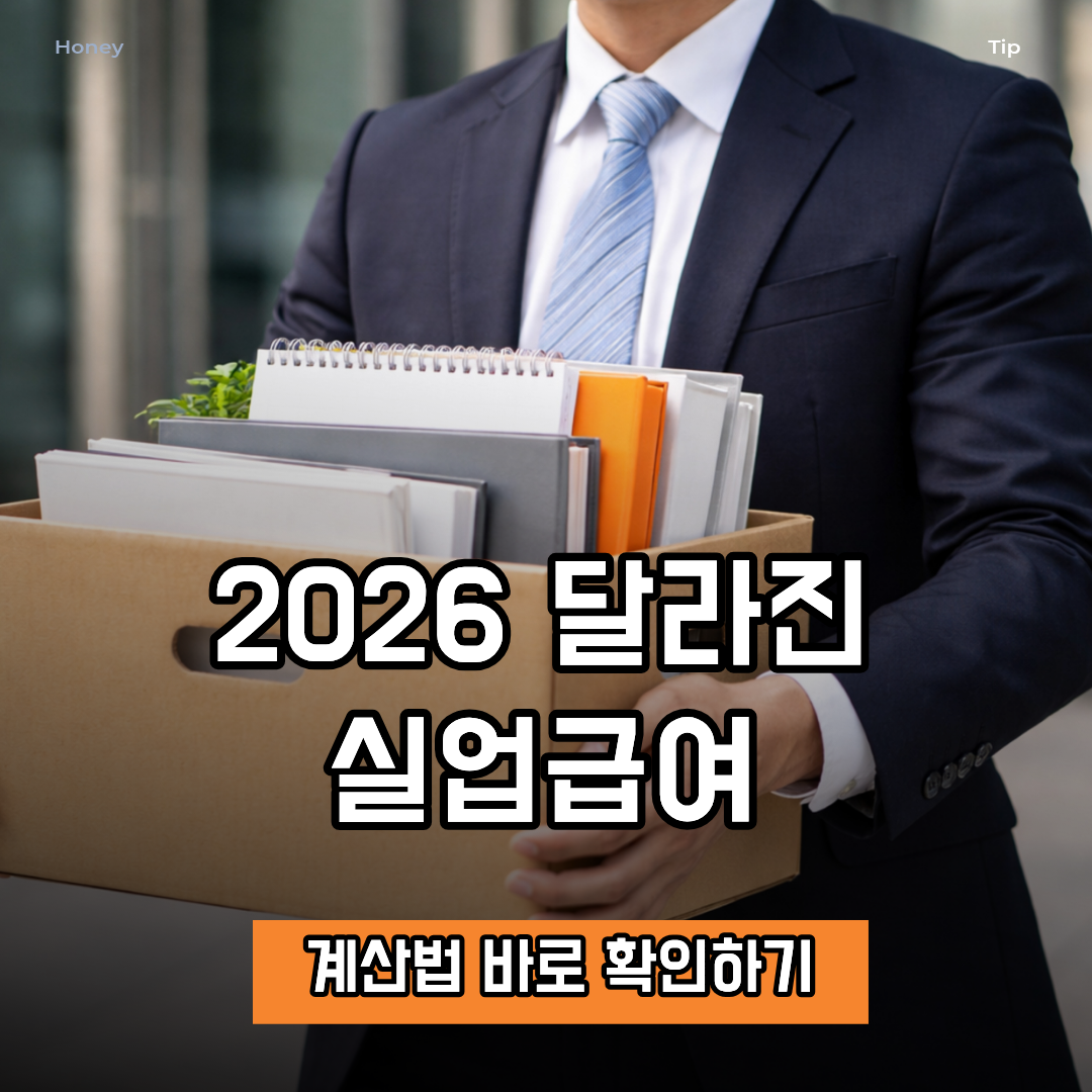 2026년 실업급여 계산법